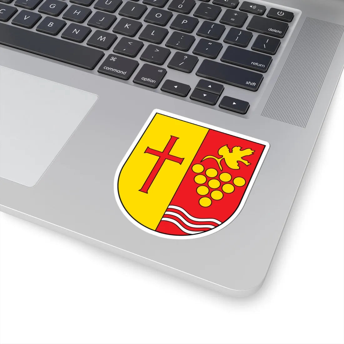 AUT Deutschkreutz COA (Austria) (Coat of Arms) STICKER Vinyl Kiss-Cut Decal - The Sticker Space