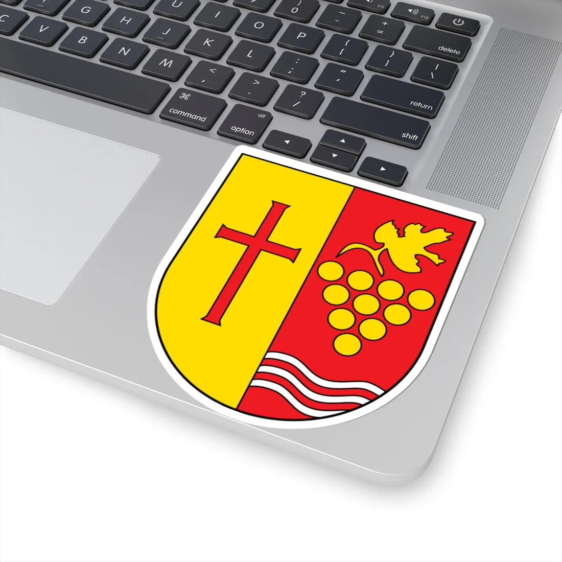 AUT Deutschkreutz COA (Austria) (Coat of Arms) STICKER Vinyl Kiss-Cut Decal - The Sticker Space