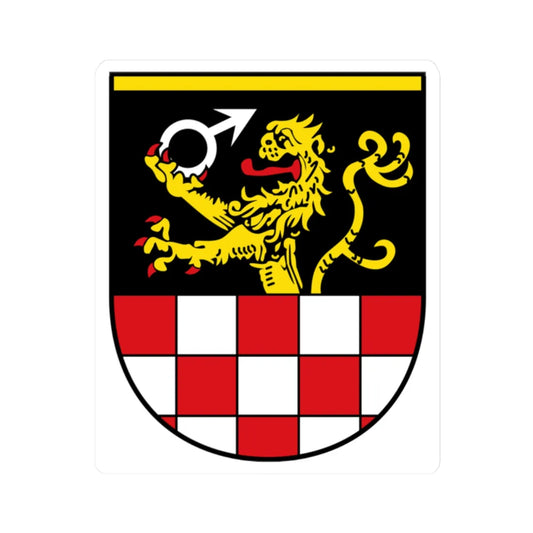 AUT Dienten am Hochkoenig COA (Austria) (Coat of Arms) STICKER Vinyl Kiss-Cut Decal 2 Inch White - The Sticker Space