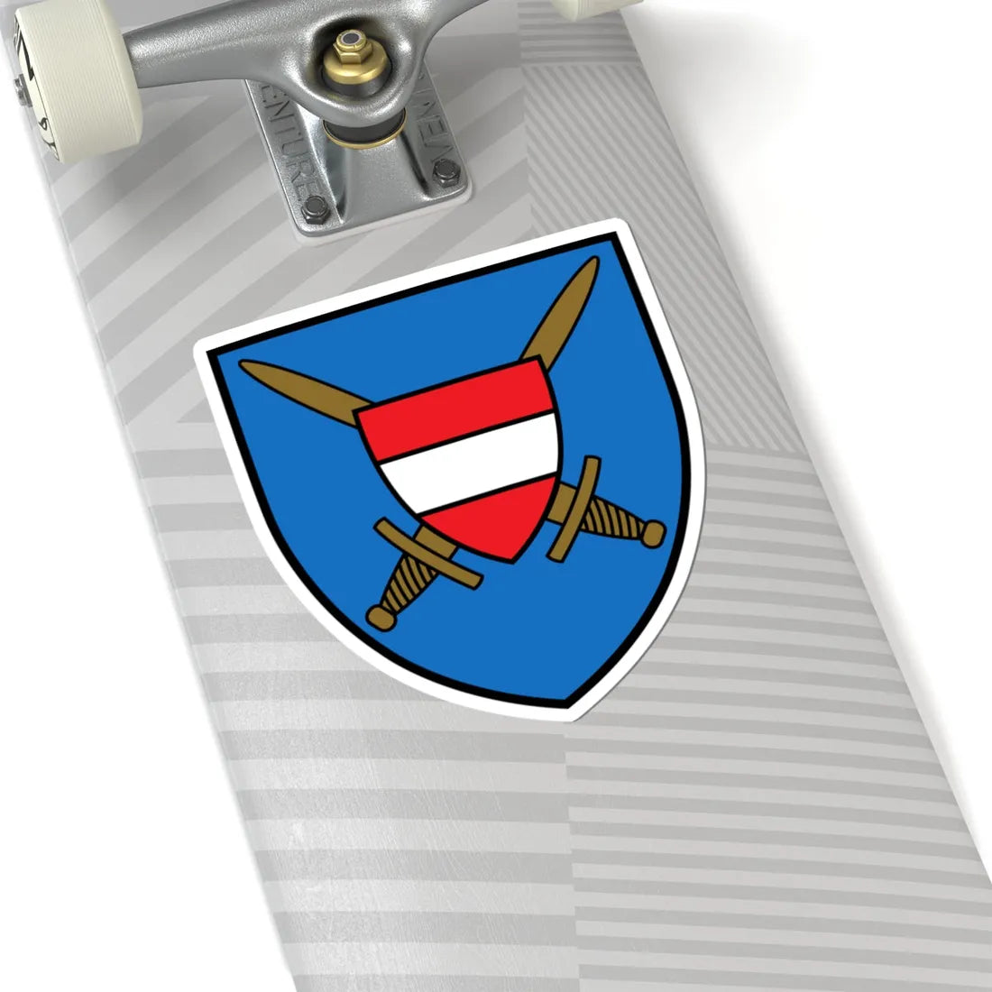AUT Dürnkrut COA (Austria) (Coat of Arms) STICKER Vinyl Kiss-Cut Decal - The Sticker Space