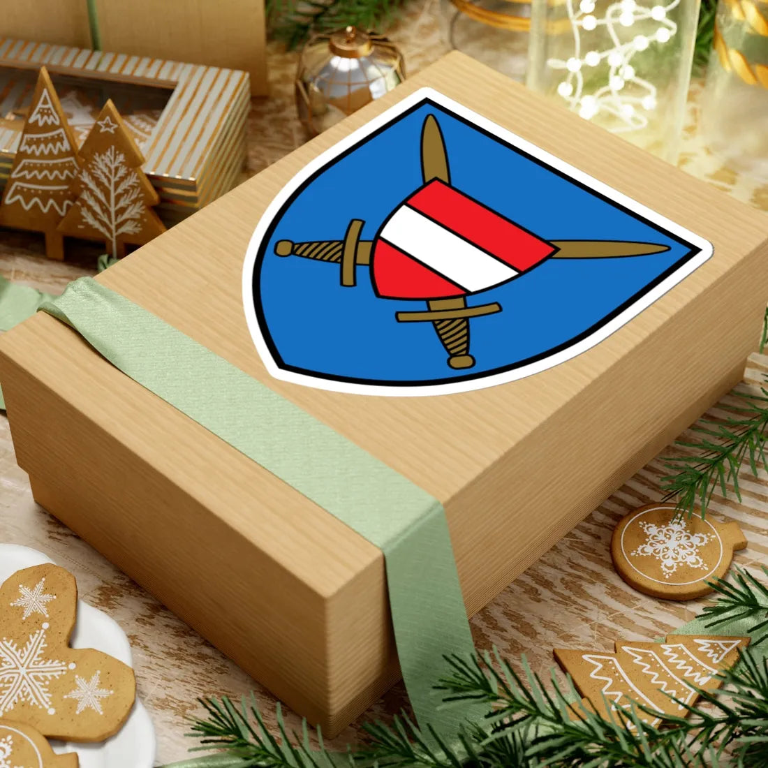 AUT Dürnkrut COA (Austria) (Coat of Arms) STICKER Vinyl Kiss-Cut Decal - The Sticker Space