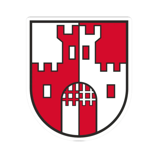 AUT Eferding COA (Austria) (Coat of Arms) STICKER Vinyl Kiss-Cut Decal 2 Inch White - The Sticker Space