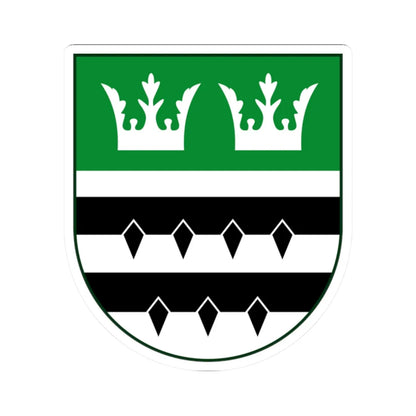 AUT Eggersdorf bei Graz COA (Austria) (Coat of Arms) STICKER Vinyl Kiss-Cut Decal 2 Inch White - The Sticker Space