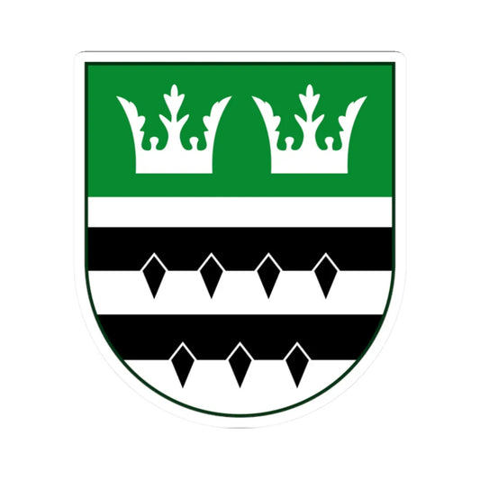 AUT Eggersdorf bei Graz COA (Austria) (Coat of Arms) STICKER Vinyl Kiss-Cut Decal 2 Inch White - The Sticker Space