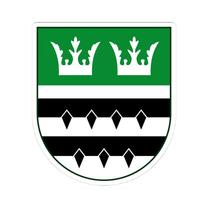 AUT Eggersdorf bei Graz COA (Austria) (Coat of Arms) STICKER Vinyl Kiss-Cut Decal 4 Inch White - The Sticker Space