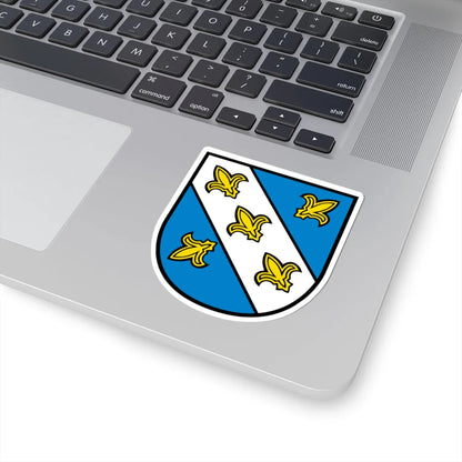 AUT Enzesfeld-Lindabrunn COA (Austria) (Coat of Arms) STICKER Vinyl Kiss-Cut Decal - The Sticker Space