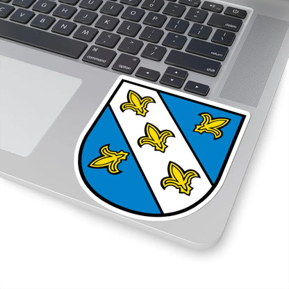 AUT Enzesfeld-Lindabrunn COA (Austria) (Coat of Arms) STICKER Vinyl Kiss-Cut Decal - The Sticker Space