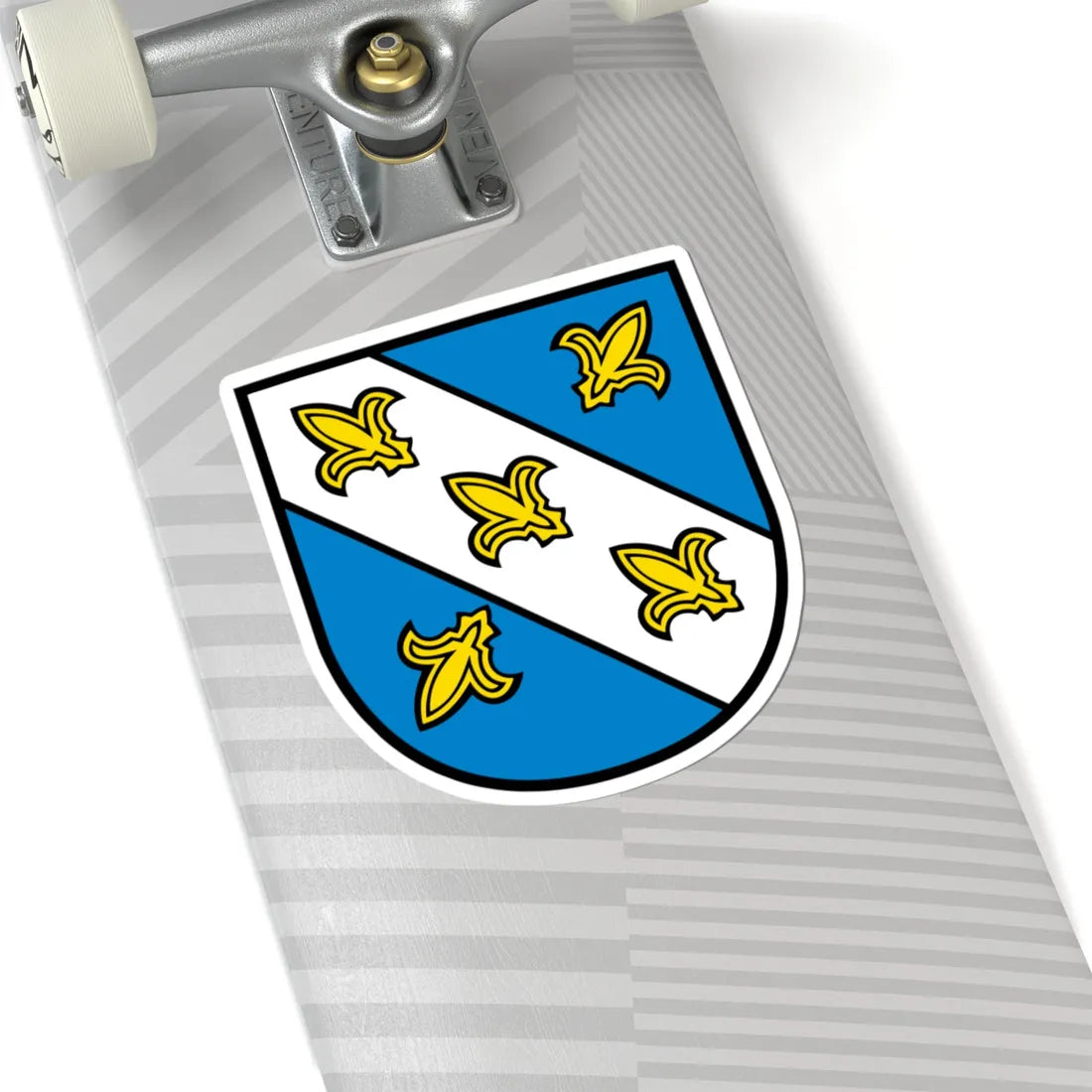 AUT Enzesfeld-Lindabrunn COA (Austria) (Coat of Arms) STICKER Vinyl Kiss-Cut Decal - The Sticker Space