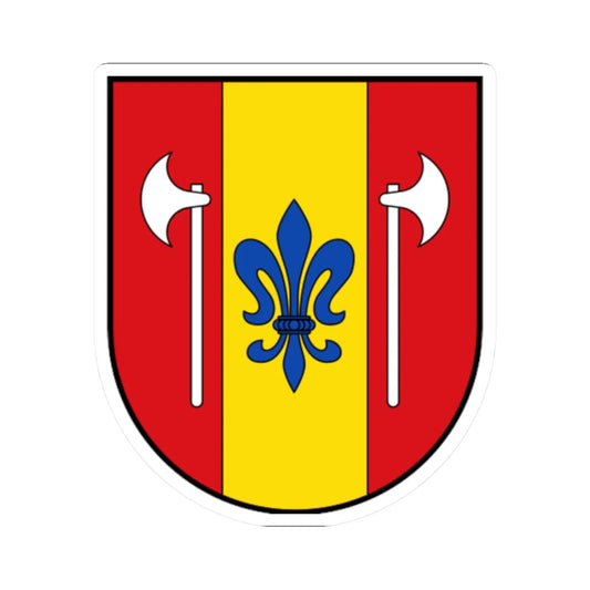 AUT Fernitz-Mellach COA (Austria) (Coat of Arms) STICKER Vinyl Kiss-Cut Decal 2 Inch White - The Sticker Space