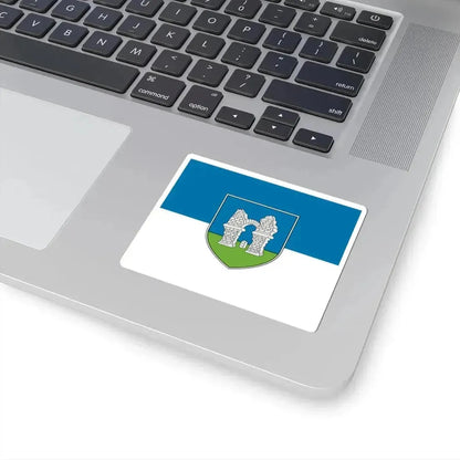 AUT Flagge Petronell-Carnuntum (Austria) STICKER Vinyl Kiss-Cut Decal - The Sticker Space