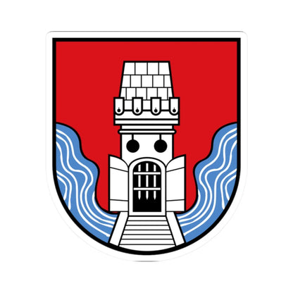 AUT Frohnleiten COA (Austria) (Coat of Arms) STICKER Vinyl Kiss-Cut Decal 2 Inch White - The Sticker Space