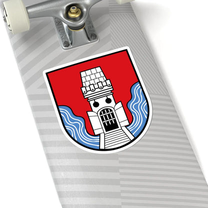 AUT Frohnleiten COA (Austria) (Coat of Arms) STICKER Vinyl Kiss-Cut Decal - The Sticker Space