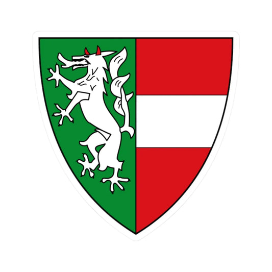 AUT Fürstenfeld COA (Austria) (Coat of Arms) STICKER Vinyl Kiss-Cut Decal 2 Inch White - The Sticker Space