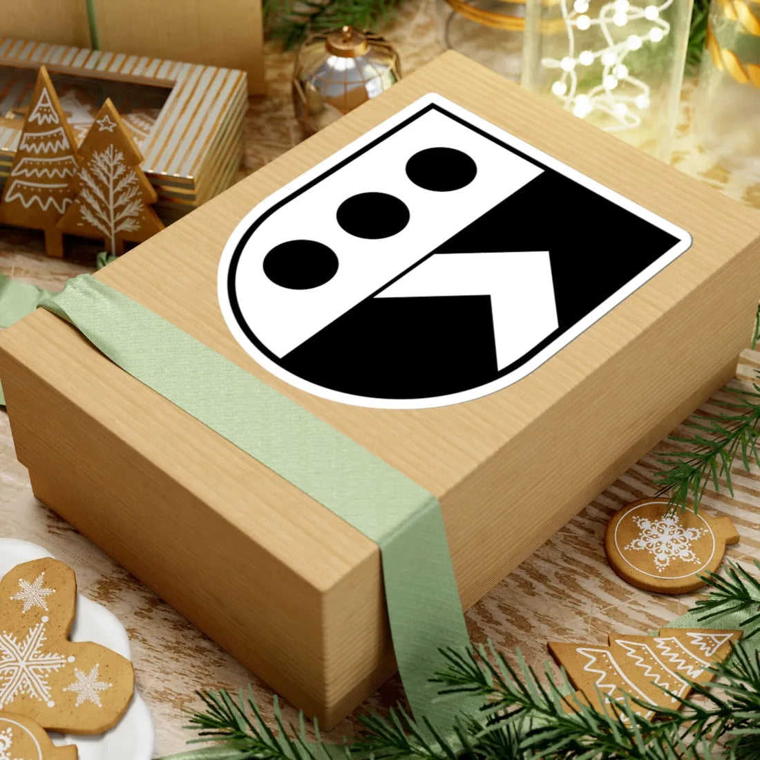 AUT Gabersdorf COA (Austria) (Coat of Arms) STICKER Vinyl Kiss-Cut Decal - The Sticker Space