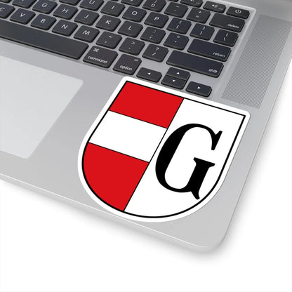 AUT Gaming COA (Austria) (Coat of Arms) STICKER Vinyl Kiss-Cut Decal - The Sticker Space