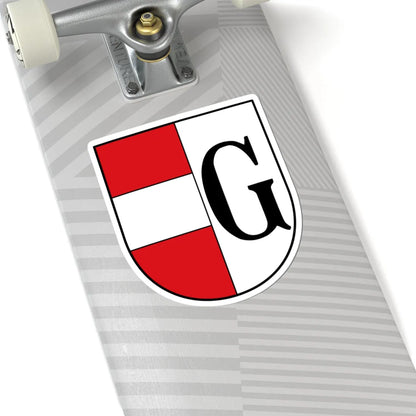 AUT Gaming COA (Austria) (Coat of Arms) STICKER Vinyl Kiss-Cut Decal - The Sticker Space