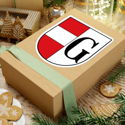 AUT Gaming COA (Austria) (Coat of Arms) STICKER Vinyl Kiss-Cut Decal - The Sticker Space