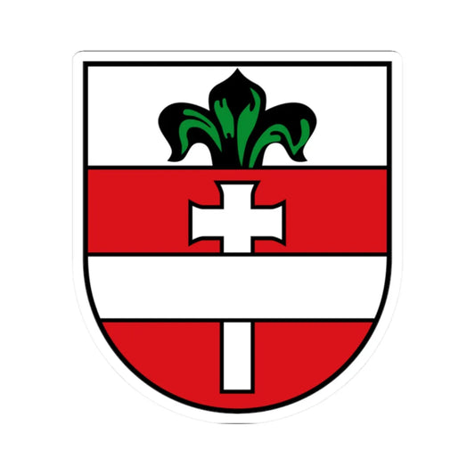 AUT Gleisdorf COA (Austria) (Coat of Arms) STICKER Vinyl Kiss-Cut Decal 2 Inch White - The Sticker Space