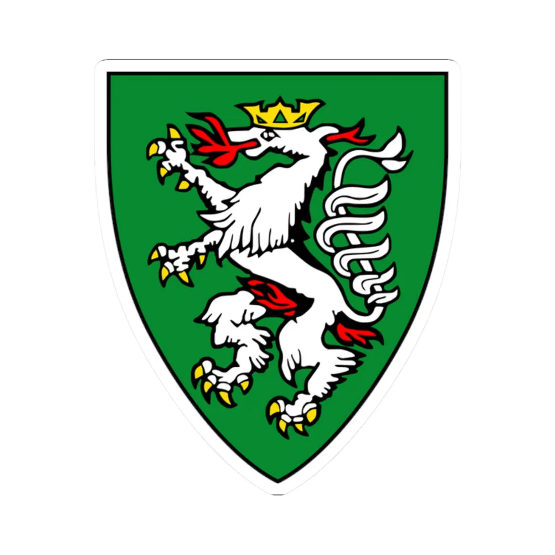 AUT Graz COA (Austria) (Coat of Arms) STICKER Vinyl Kiss-Cut Decal 2 Inch White - The Sticker Space
