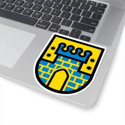 AUT Güssing COA (Austria) (Coat of Arms) STICKER Vinyl Kiss-Cut Decal - The Sticker Space