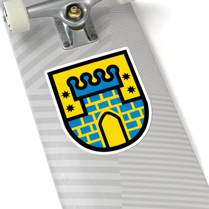 AUT Güssing COA (Austria) (Coat of Arms) STICKER Vinyl Kiss-Cut Decal - The Sticker Space