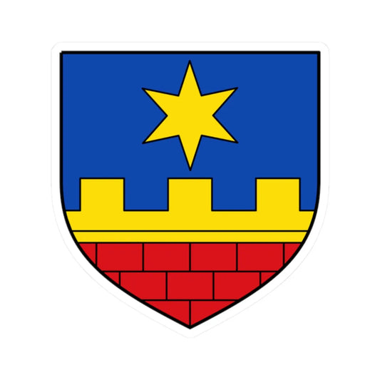 AUT Guntersdorf COA (Austria) (Coat of Arms) STICKER Vinyl Kiss-Cut Decal 2 Inch White - The Sticker Space