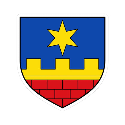 AUT Guntersdorf COA (Austria) (Coat of Arms) STICKER Vinyl Kiss-Cut Decal 3 Inch White - The Sticker Space