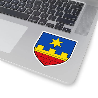 AUT Guntersdorf COA (Austria) (Coat of Arms) STICKER Vinyl Kiss-Cut Decal - The Sticker Space