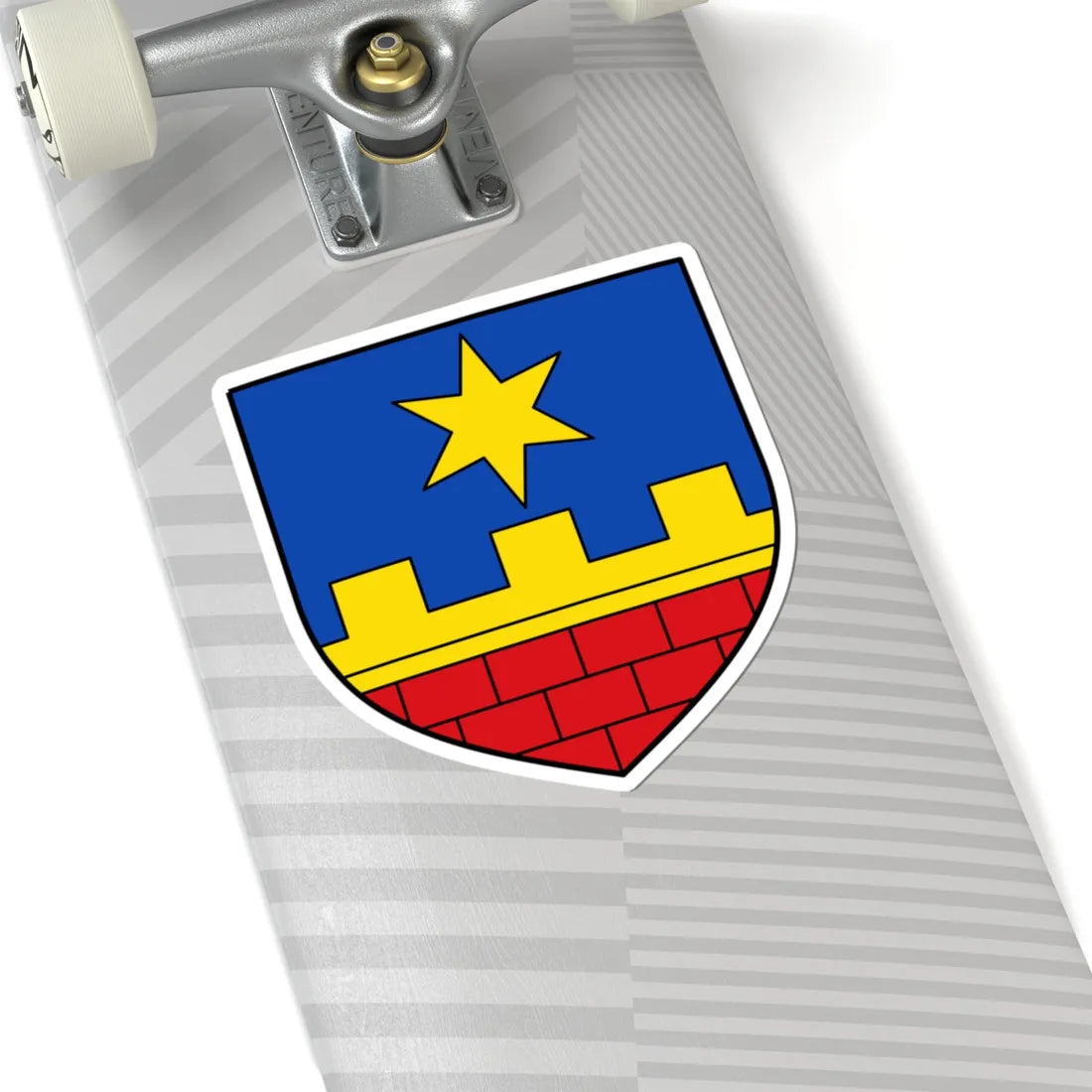 AUT Guntersdorf COA (Austria) (Coat of Arms) STICKER Vinyl Kiss-Cut Decal - The Sticker Space