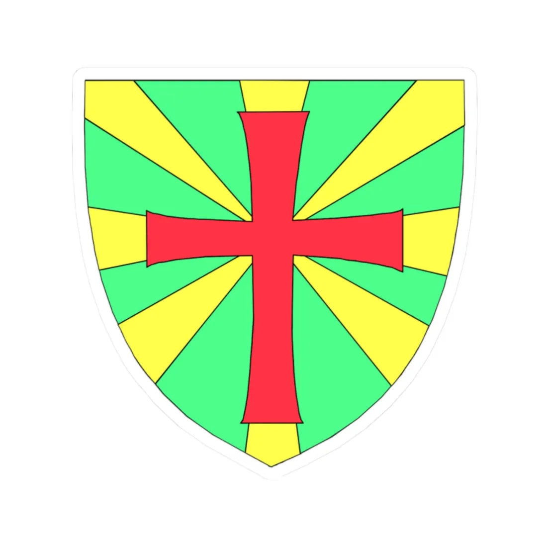 AUT Heiligenkreuz COA (Austria) (Coat of Arms) STICKER Vinyl Kiss-Cut Decal 2 Inch White - The Sticker Space