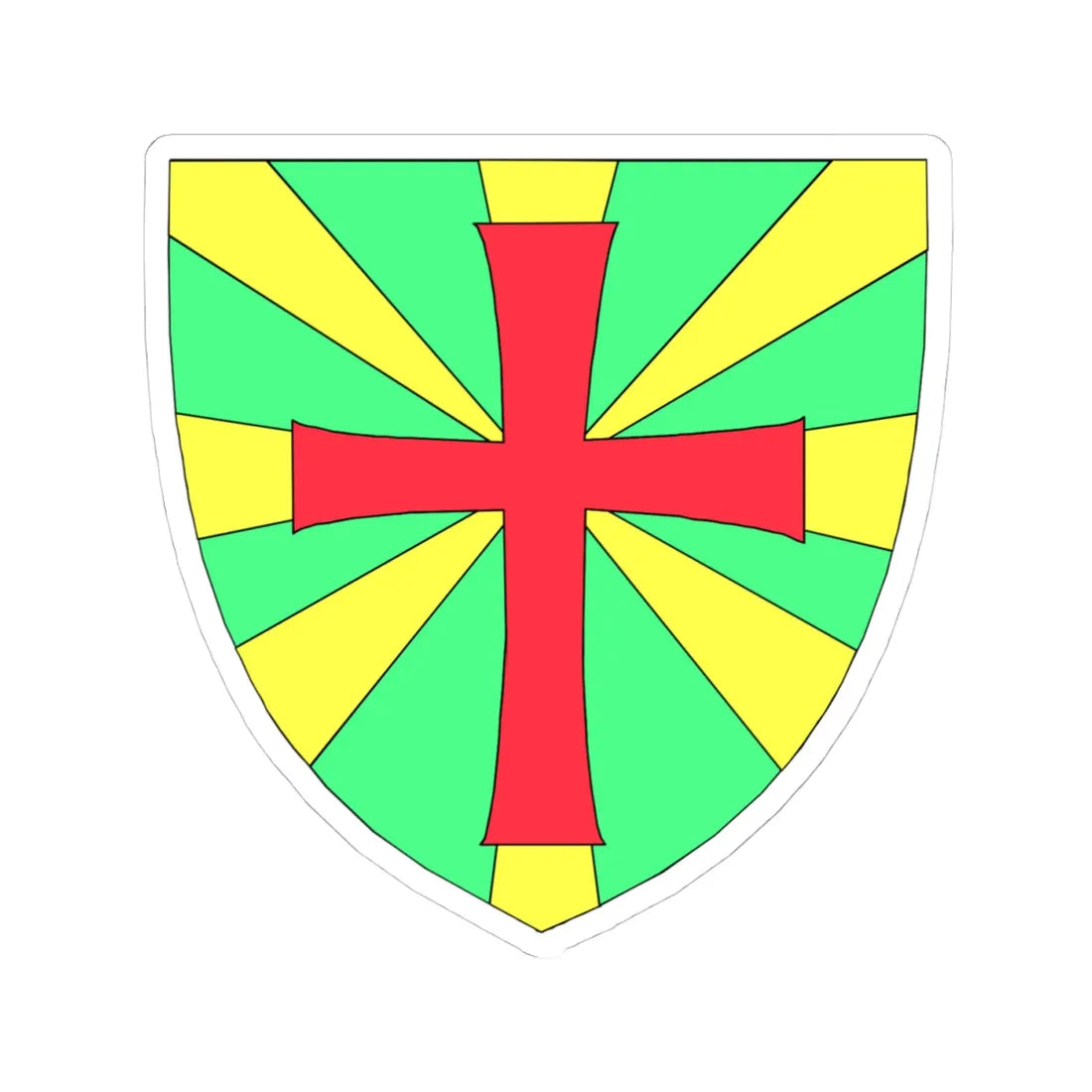 AUT Heiligenkreuz COA (Austria) (Coat of Arms) STICKER Vinyl Kiss-Cut Decal 4 Inch White - The Sticker Space