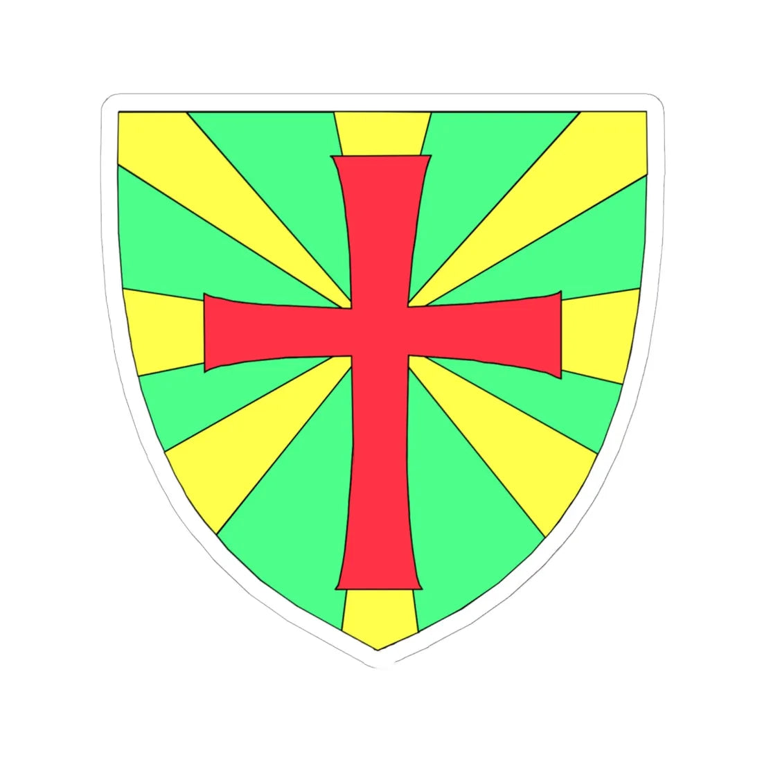 AUT Heiligenkreuz COA (Austria) (Coat of Arms) STICKER Vinyl Kiss-Cut Decal 6 Inch White - The Sticker Space