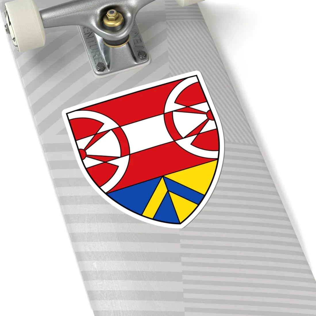 AUT Hochwolkersdorf COA (Austria) (Coat of Arms) STICKER Vinyl Kiss-Cut Decal - The Sticker Space