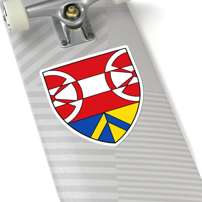 AUT Hochwolkersdorf COA (Austria) (Coat of Arms) STICKER Vinyl Kiss-Cut Decal - The Sticker Space