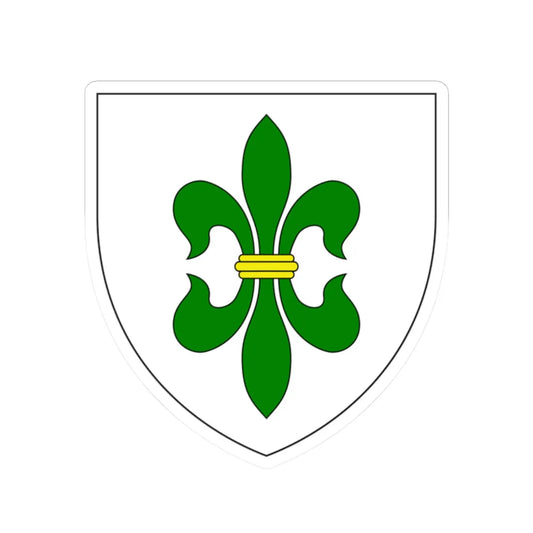 AUT Hohenruppersdorf COA (Austria) (Coat of Arms) STICKER Vinyl Kiss-Cut Decal 2 Inch White - The Sticker Space