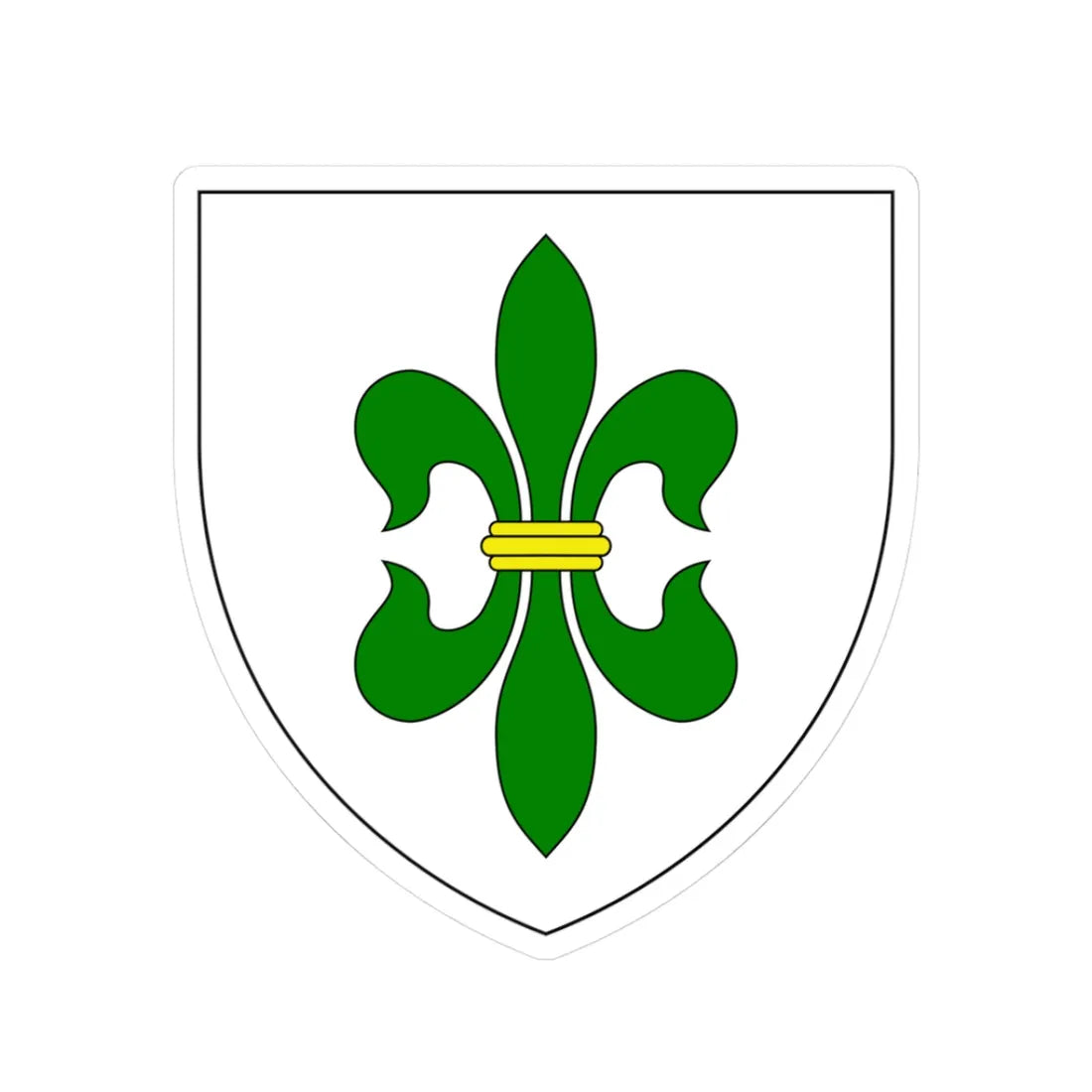 AUT Hohenruppersdorf COA (Austria) (Coat of Arms) STICKER Vinyl Kiss-Cut Decal 3 Inch White - The Sticker Space