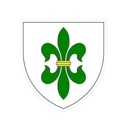 AUT Hohenruppersdorf COA (Austria) (Coat of Arms) STICKER Vinyl Kiss-Cut Decal 3 Inch White - The Sticker Space