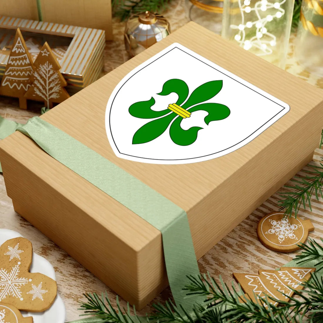 AUT Hohenruppersdorf COA (Austria) (Coat of Arms) STICKER Vinyl Kiss-Cut Decal - The Sticker Space