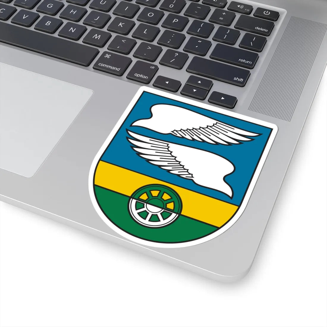 AUT Hörsching COA (Austria) (Coat of Arms) STICKER Vinyl Kiss-Cut Decal - The Sticker Space