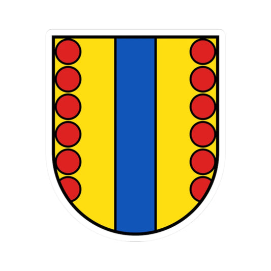 AUT Ilztal COA (Austria) (Coat of Arms) STICKER Vinyl Kiss-Cut Decal 2 Inch White - The Sticker Space