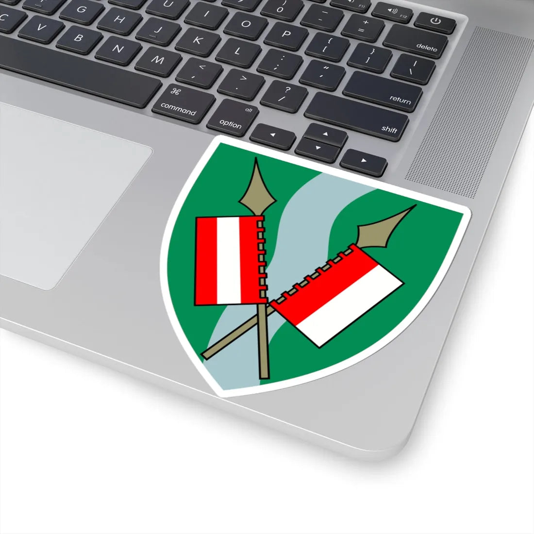 AUT Jedenspeigen COA (Austria) (Coat of Arms) STICKER Vinyl Kiss-Cut Decal - The Sticker Space