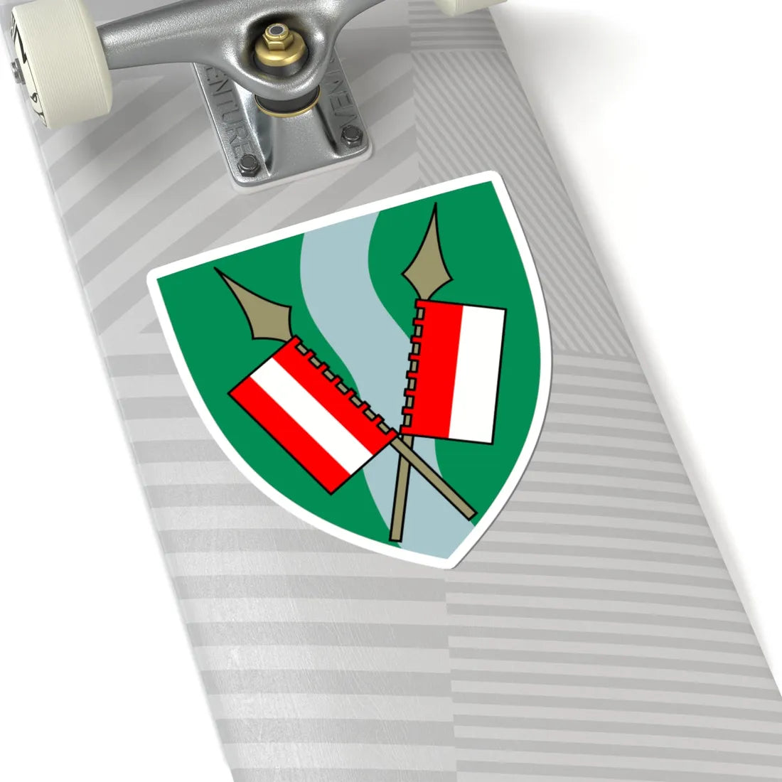 AUT Jedenspeigen COA (Austria) (Coat of Arms) STICKER Vinyl Kiss-Cut Decal - The Sticker Space