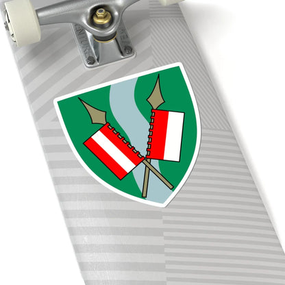 AUT Jedenspeigen COA (Austria) (Coat of Arms) STICKER Vinyl Kiss-Cut Decal - The Sticker Space