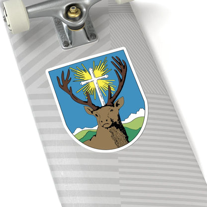 AUT Kalwang Steiermark Wappen (Austria) (Coat of Arms) STICKER Vinyl Kiss-Cut Decal - The Sticker Space