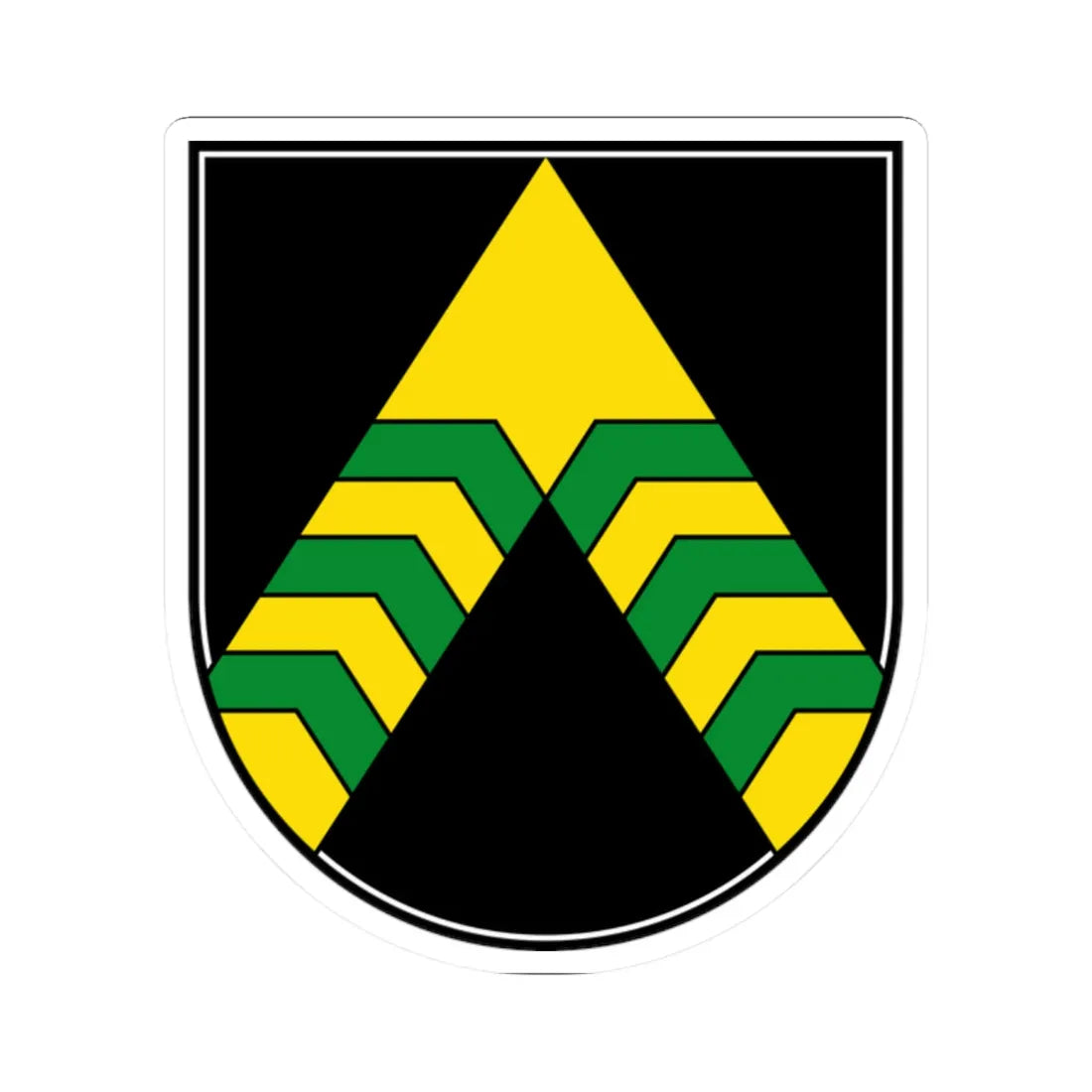 AUT Kapfenstein COA (Austria) (Coat of Arms) STICKER Vinyl Kiss-Cut Decal 2 Inch White - The Sticker Space