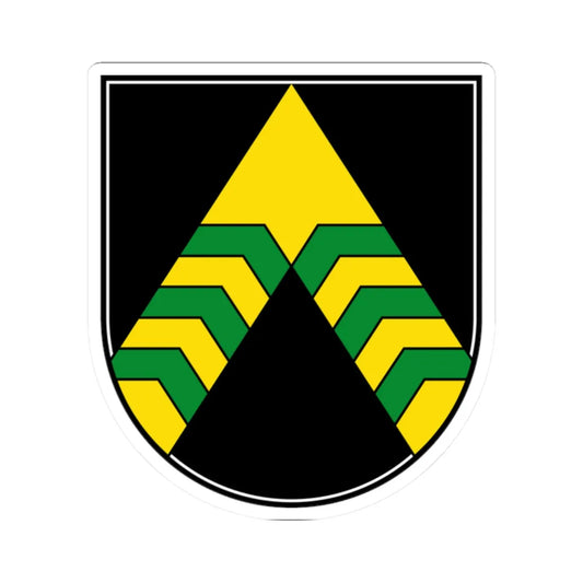 AUT Kapfenstein COA (Austria) (Coat of Arms) STICKER Vinyl Kiss-Cut Decal 2 Inch White - The Sticker Space