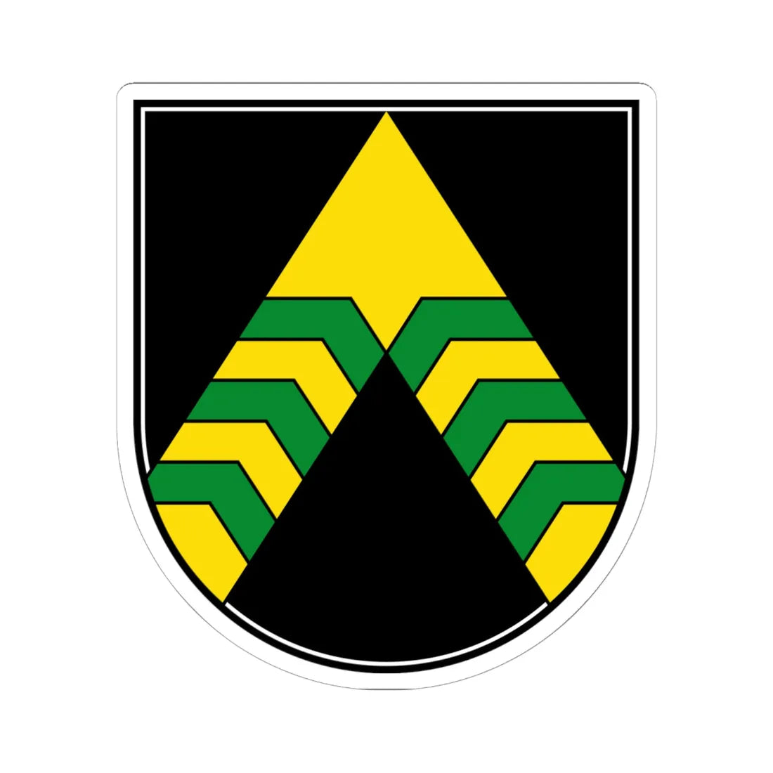 AUT Kapfenstein COA (Austria) (Coat of Arms) STICKER Vinyl Kiss-Cut Decal 6 Inch White - The Sticker Space