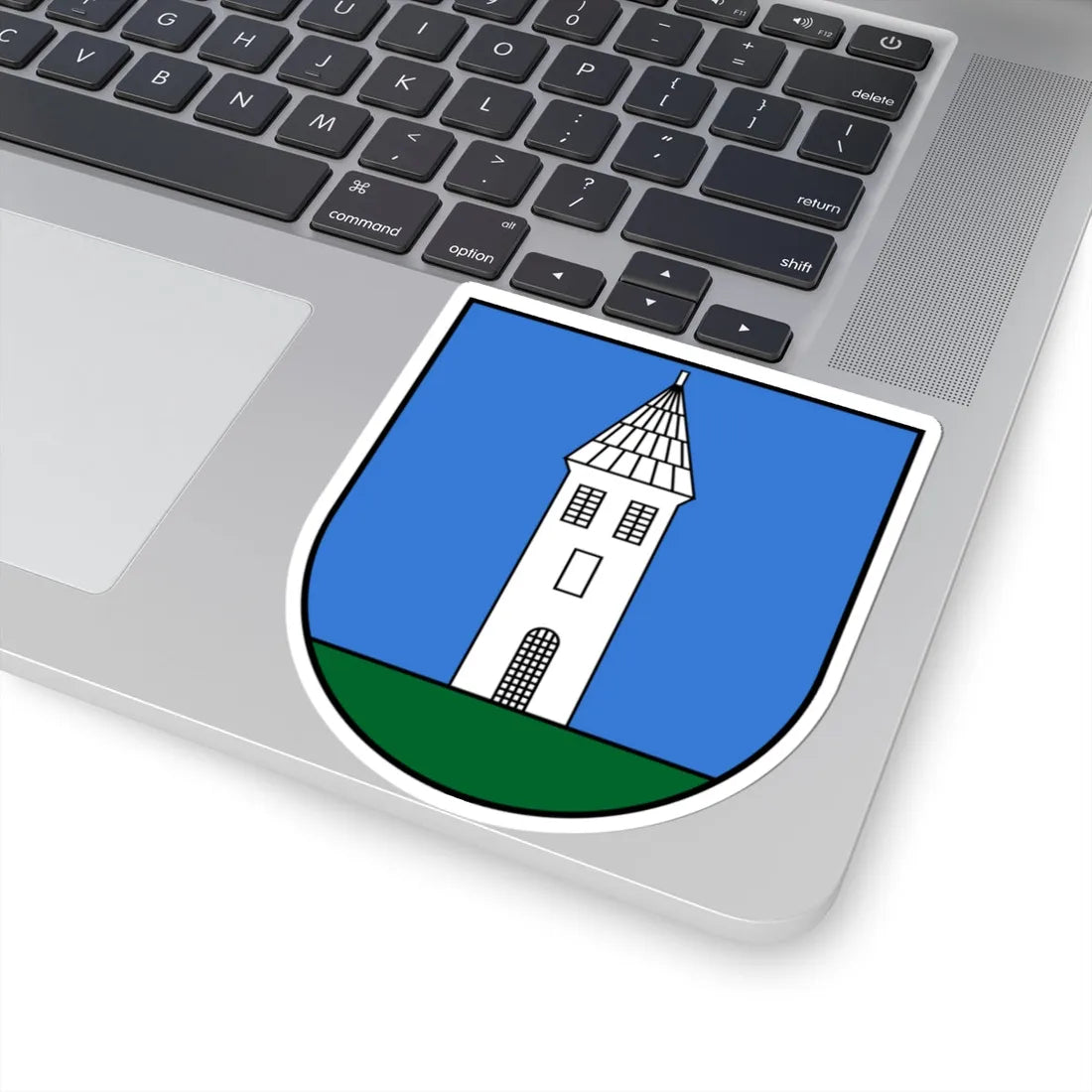 AUT Kittsee COA (Austria) (Coat of Arms) STICKER Vinyl Kiss-Cut Decal - The Sticker Space