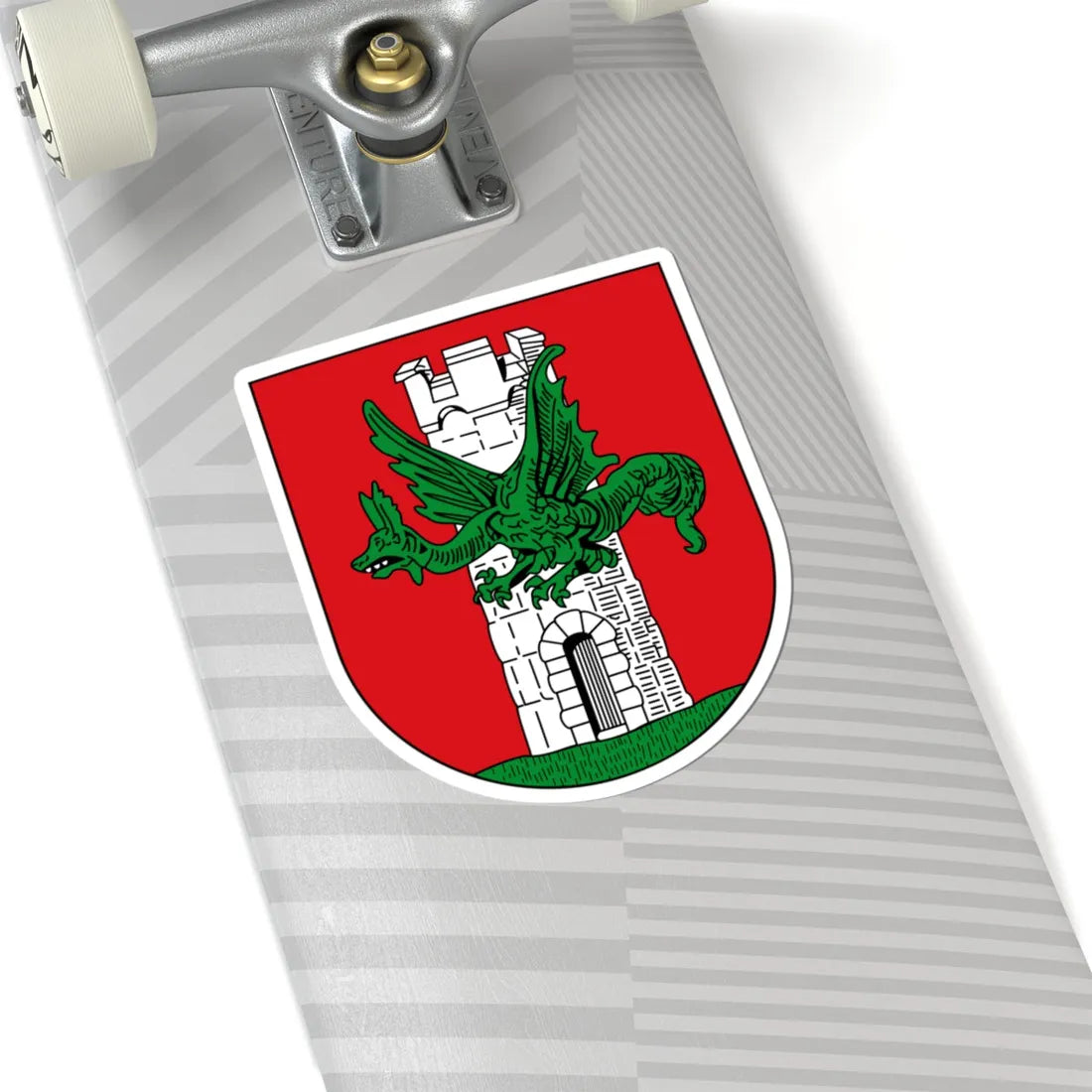 AUT Klagenfurt COA (Austria) (Coat of Arms) STICKER Vinyl Kiss-Cut Decal - The Sticker Space