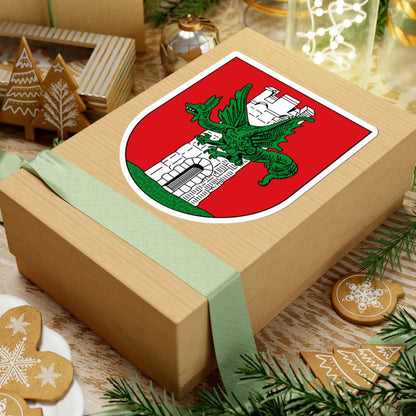 AUT Klagenfurt COA (Austria) (Coat of Arms) STICKER Vinyl Kiss-Cut Decal - The Sticker Space